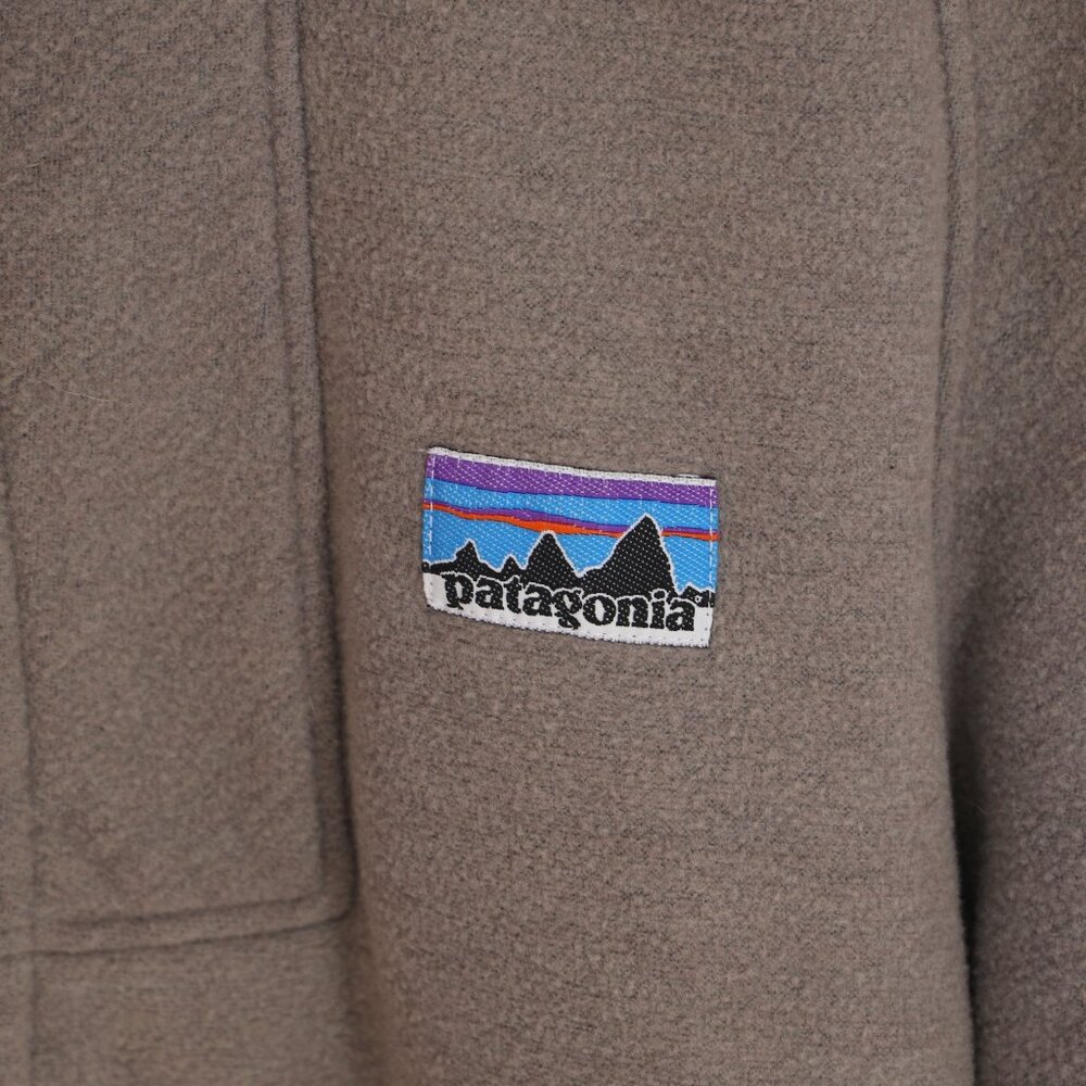 PATAGONIA Men's Phil's Fleece Jacket in Gravel Gray Wool Blend Size M - Picture 4 of 7